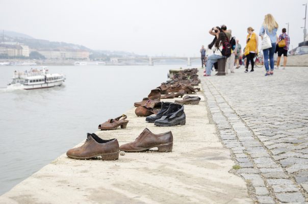 10 Budapest Pictures that will make you Want to Pack your Bags. BUDAPEST, HUNGARY - SEPTEMBER 17: Shoes on the Danube Promenade - a monument to victims of the Holocaust, on September 17, 2016 in Budapest, Hungary.